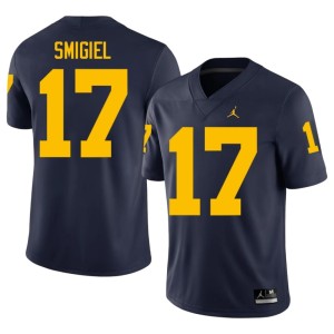 Player College Football Men Brady Smigiel Navy Wolverines #17 Jerseys 361625-335